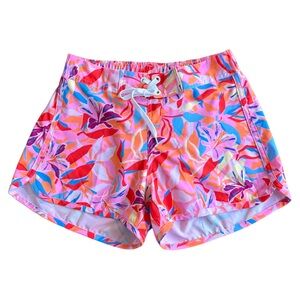 Snapper Rock Blooming Sunset Sustainable Board Shorts Girls size 14 NWOT